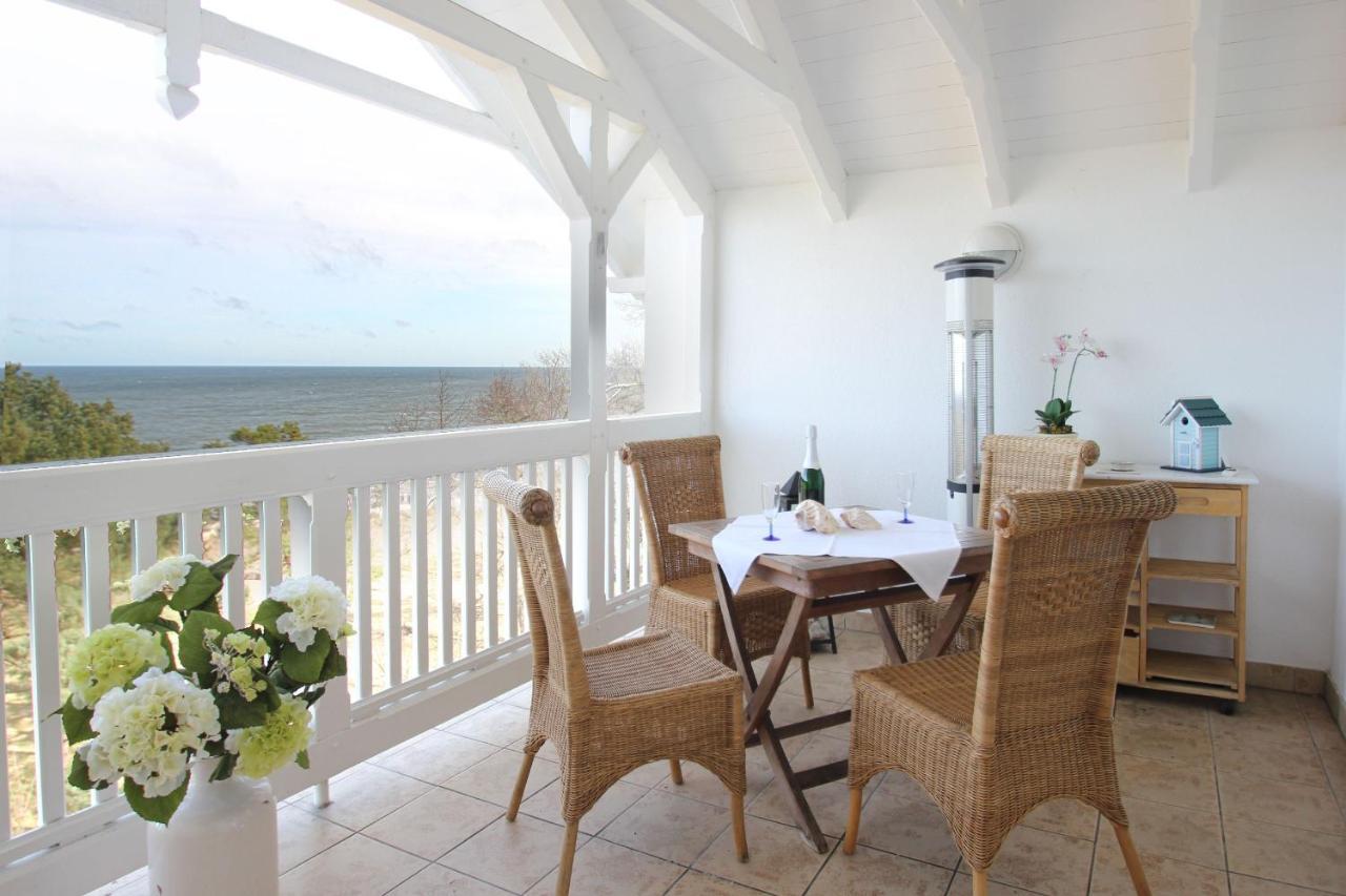 Aparthotel Ostsee Fewo 36 Balkon, Meerblick, Strand 빈츠 외부 사진