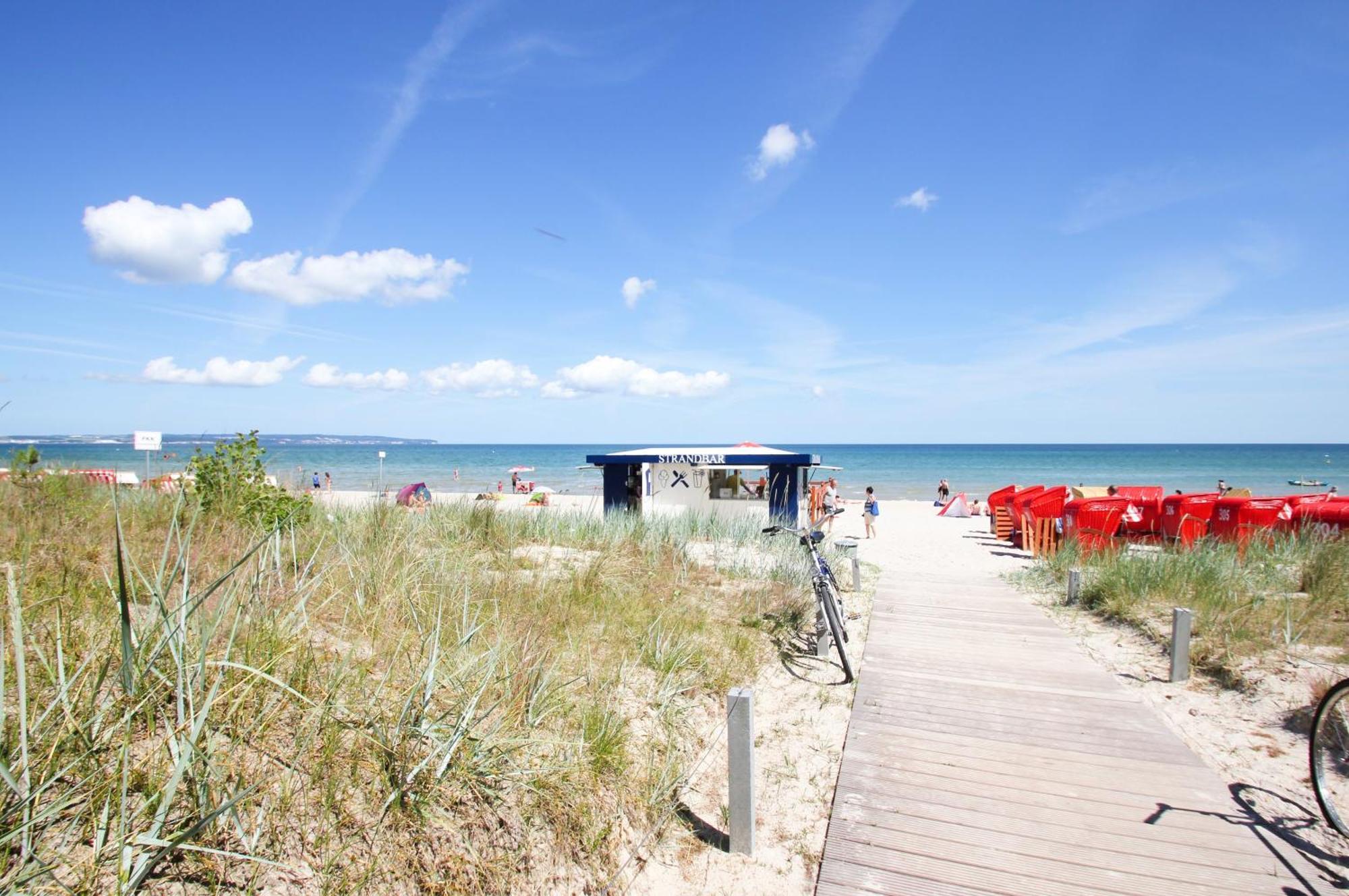 Aparthotel Ostsee Fewo 36 Balkon, Meerblick, Strand 빈츠 외부 사진
