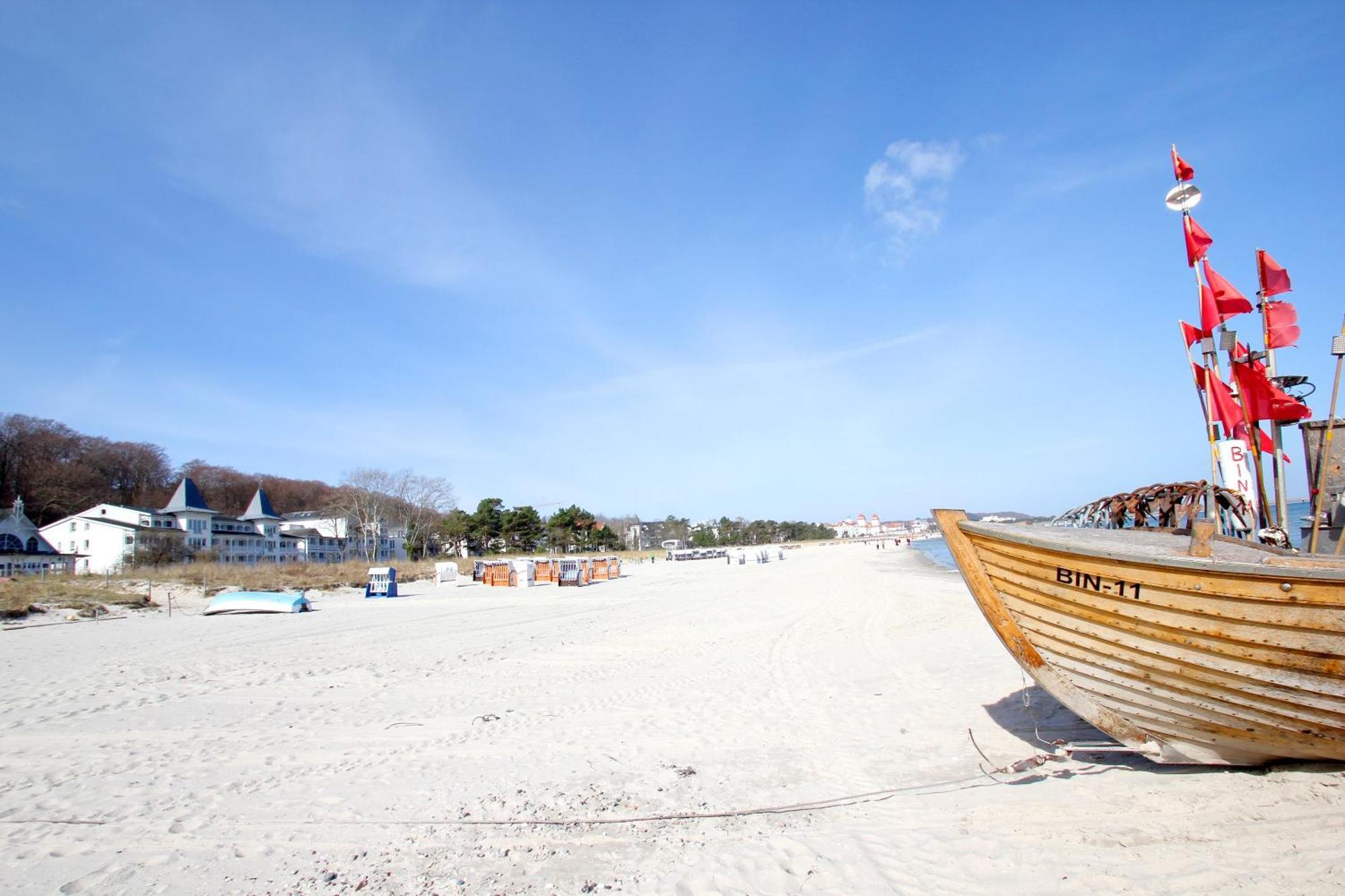 Aparthotel Ostsee Fewo 36 Balkon, Meerblick, Strand 빈츠 외부 사진